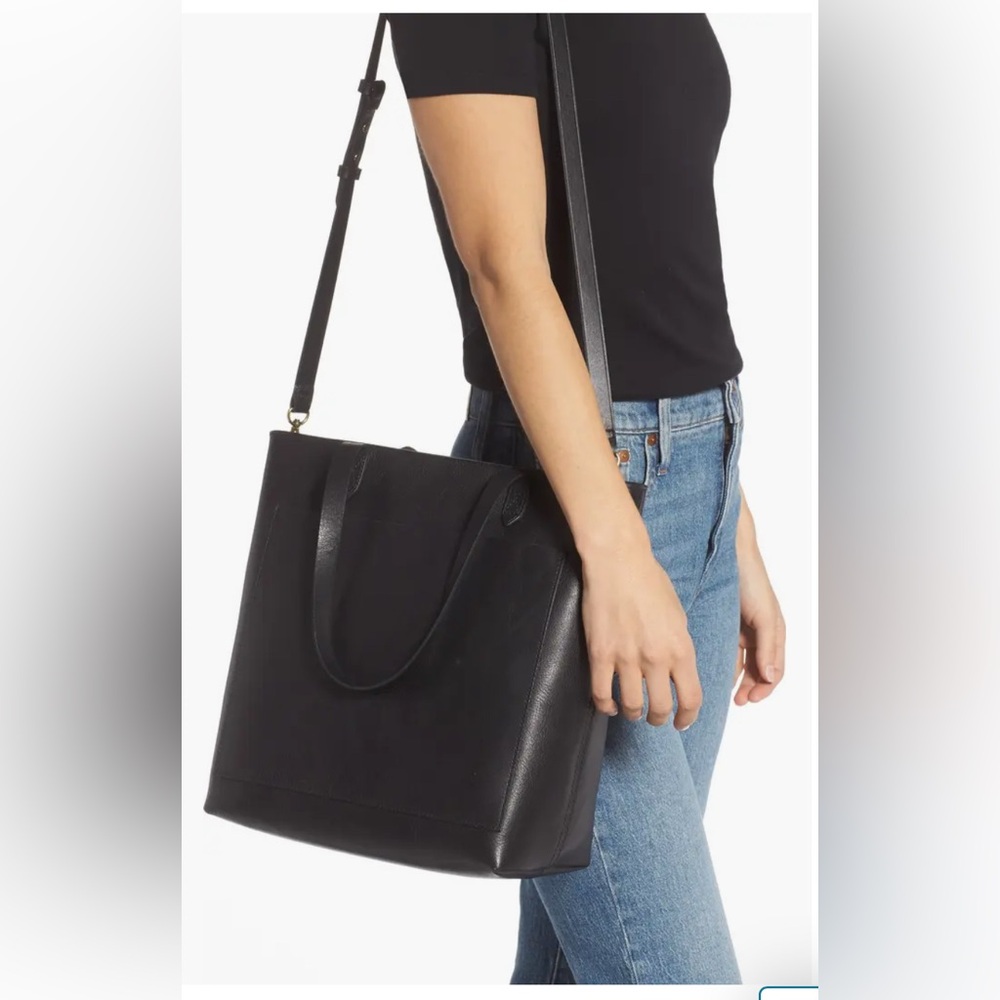 SALE: Madewell transport tote leather work bag